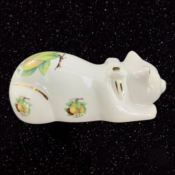 Formalities Baum Bros Ceramic Porcelain Resting Sleeping Painted Cat Figurine - Picture 9 of 10